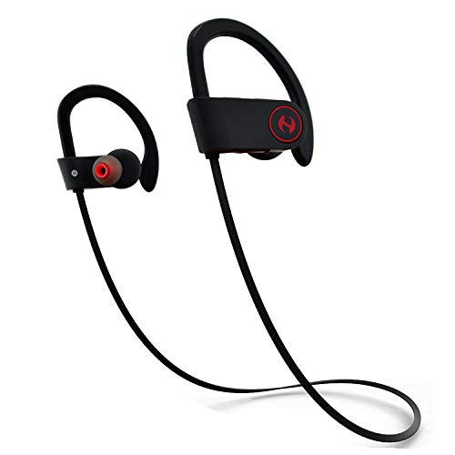Bluetooth Headphones, Hussar Magicbuds Best Wireless Sports Earphones with Mic, IPX7 Waterproof, HD...
