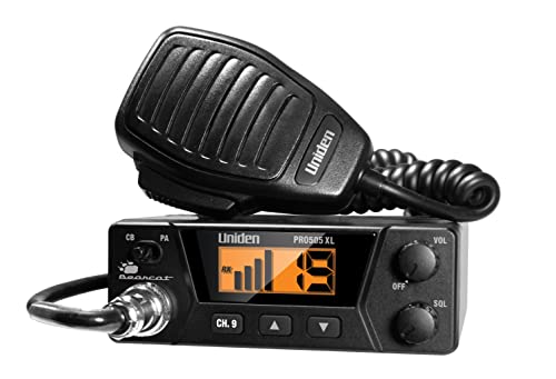 Uniden PRO505XL 40-Channel CB Radio. Pro-Series, Compact Design. Public Address (PA) Function....