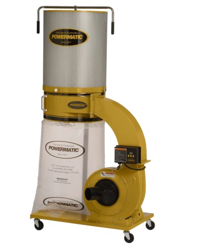 Powermatic PM1300TX-CK Dust Collector, 2-Micron Canister Filter, 1300 CFM, 1Ph 115/230V (1791079K)
