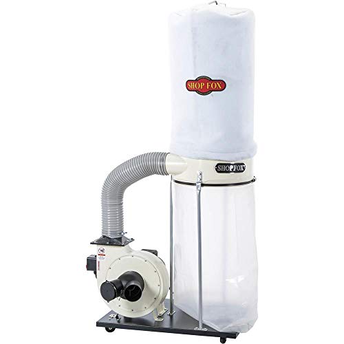 Shop Fox W1685-1-1/2 HP Dust Collector,White