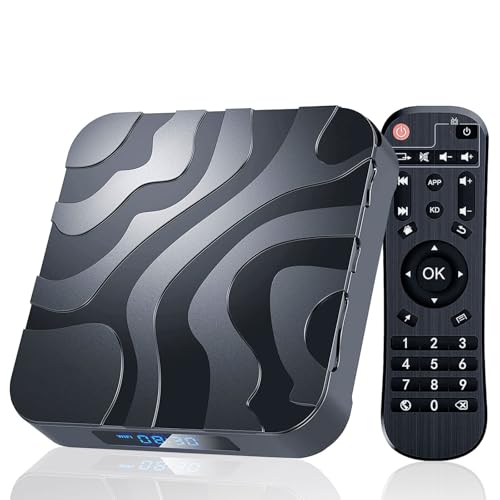EASYTONE 2018 Android TV Box, 2GB RAM 16GB ROM Amlogic Quad Core 64 Bits Processor 3D 4K Bluetooth...