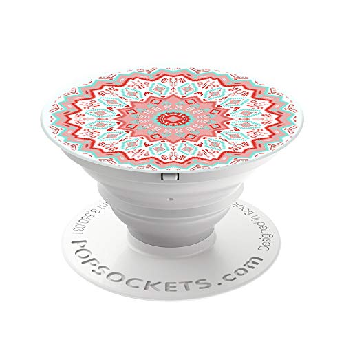 PopSockets: Collapsible Grip & Stand for Phones and Tablets - Aztec Mandala Red