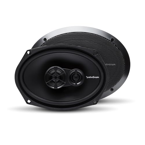 Rockford Fosgate Prime R169X3 6'x9' 3-Way Full Range Coaxial Speakers (Pair)