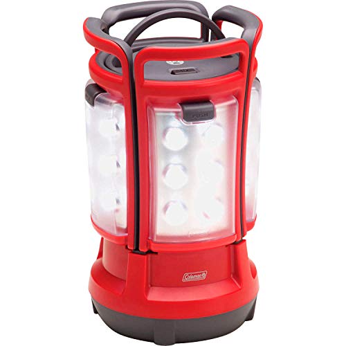 Coleman 2000024041 Quad LED Lantern Special Edition Ultra Bright 190 Lumens, Red