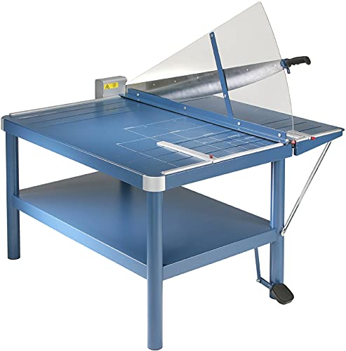 Dahle 585 Premium Guillotine Trimmer w/Stand, 43.25' Cut Length, 30 Sheet Capacity, Large Format,...