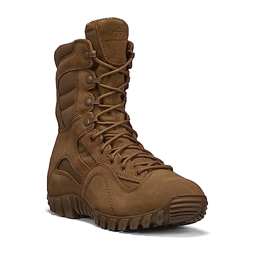 Tactical Research Khyber TR550 8 Inch Combat Boots for Men - Lightweight Hot Weather Multi-Terrain...
