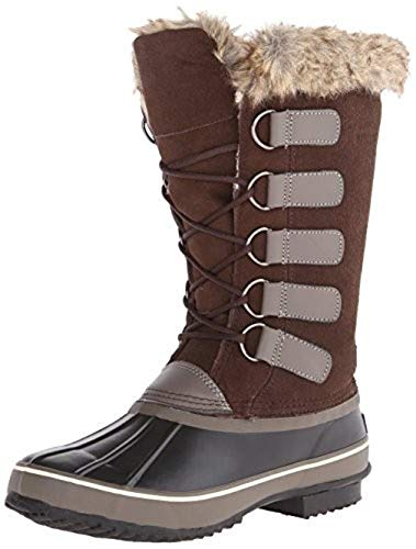 Northside Women's Kathmandu Waterproof Snow Boot (38 M EU / 7 B(M) US, Dark Brown/Stone)