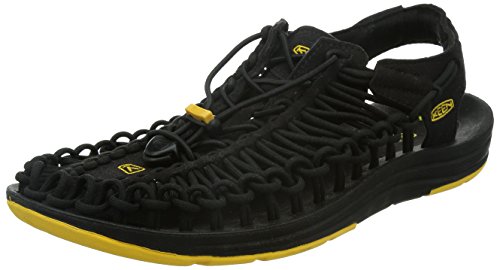 KEEN Men's Uneek Sandal, Black, 12 M US