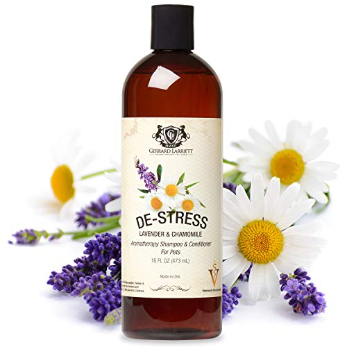 Gerrard Larriett: De-Stress Aromatherapy Dog Shampoo Itchy Skin Relief and Conditioner - Lavender...