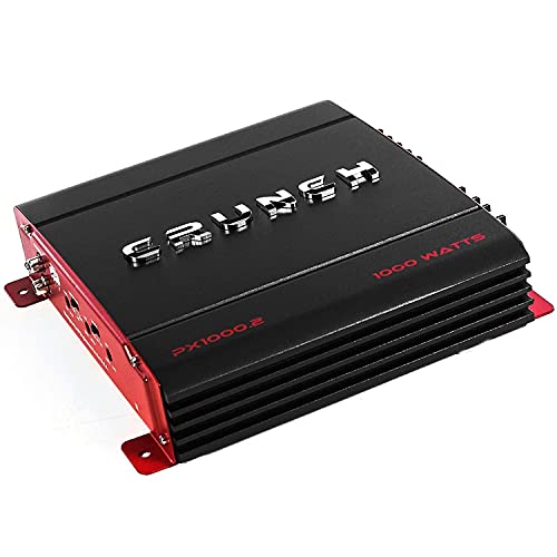 Crunch PX 1000.2 Power Amplifier (Class Ab, 2 Channels, 1,000 Watts Max)
