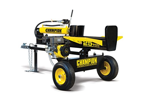 Champion Power Equipment 25-Ton Horizontal/Vertical Full Beam Gas Log Splitter with Auto Return