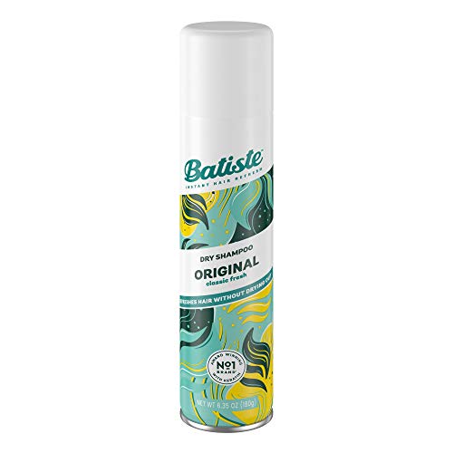 Batiste Dry Shampoo, Original Fragrance, Refresh Hair and Absorb Oil Between Washes, Waterless...