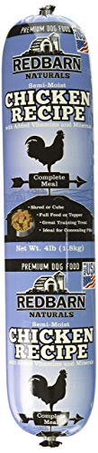 Redbarn 4lb Chicken Recipe Rolled Food | Natural Ingredients with Added Vitamins & Minerals - Shelf...