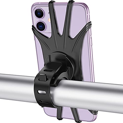 Bike Phone Mount, VUP Universal Bike Cell Phone Holder, 360° Rotatable, Silicone Bicycle Phone...