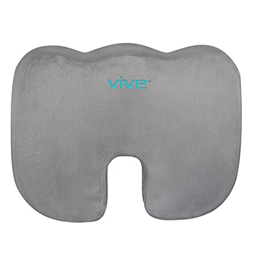 Vive Tailbone Cushion Foam Seat for Coccyx, Tailbone, Office Chair, Back Pain & Sciatica Pillow for...