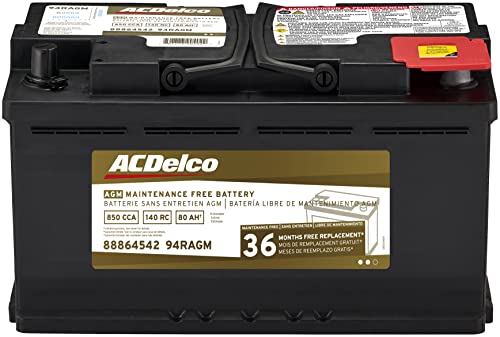 ACDelco Gold 94RAGM 36 Month Warranty AGM BCI Group 94R Battery