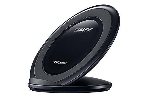 Samsung Qi Certified Fast Charge Wireless Charging Pad + Stand - Supports wireless charging on Qi...