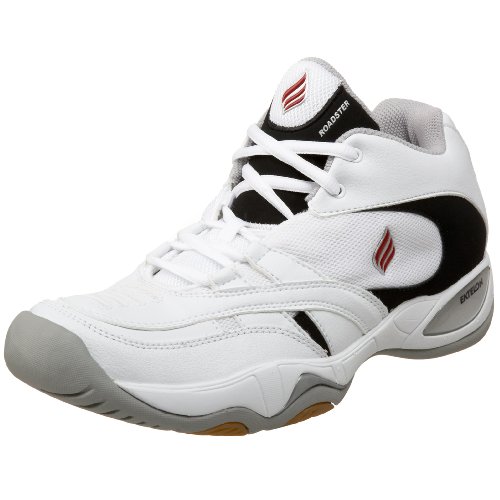 Ektelon T-9 Roadster Mid Indoor Court Shoe,White/Black,10 M Men's/11.5 M Women's