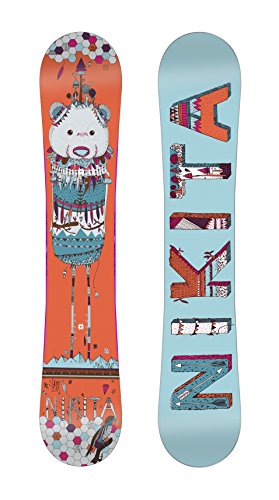 Nikita Women's Sideway Sista Snowboard, Orange, 150