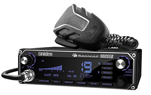 Uniden BEARCAT 980 40- Channel SSB CB Radio with Sideband NOAA WeatherBand,7- Color Digital Display...