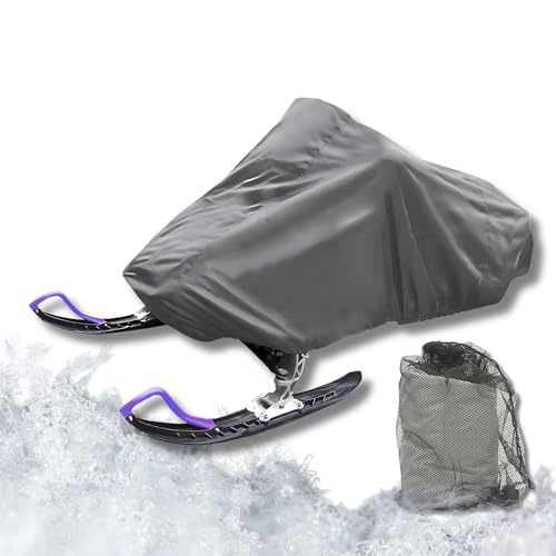 300 Denier Water-Repellent Snowmobile Storage Cover with Waterproof Seams fits Arctic Cat, Polaris,...