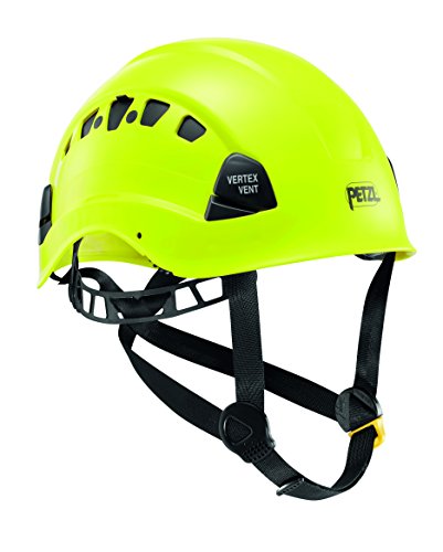 Petzl - Vertex Vent, Ventilated Helmet for Work at Height, High-Visibility Yellow