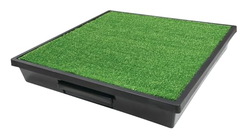 PetSafe Pet Loo Indoor Pet Toilet, Portable Dog Potty Station, Grass Pad Tray of Synthetic Grass...