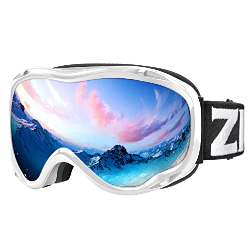 ZIONOR Lagopus Ski Snowboard Goggles UV Protection Anti fog Snow Goggles for Men Women Adult Youth...