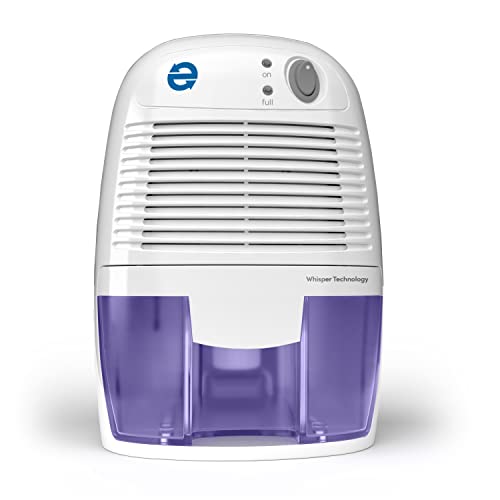 Whisper-quiet Eva-Dry EDV-1100 16 OZ Dehumidifier with Auto Shut Off and Restart for small spaces in...