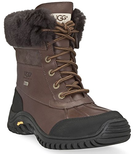 UGG Women's Adirondack Boot II Winter Boot, Obsidian, 5 B US