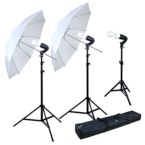 LINCO Lincostore Photography Photo Portrait Studio 600W Umbrella Continuous Lighting Kit AM112