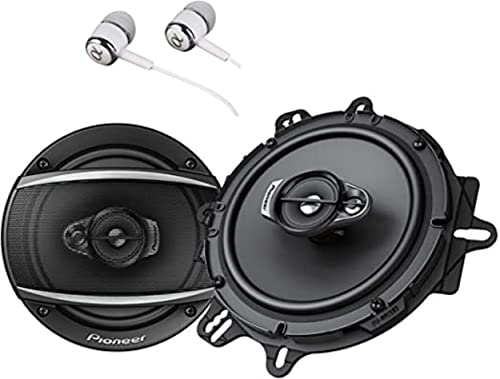 Pioneer TS-A1670F 6.5' 320 Watts Max 3-Way Car Speakers Pair Carbon and Mica Reinforced Injection...