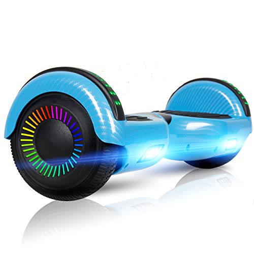 LIEAGLE Hoverboard, 6.5' Self Balancing Scooter Hover Board with bluetooth Wheels LED Lights for...