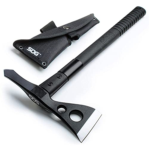 SOG Tactical Tomahawk- Throwing Hatchet, Versatile Survival Tactical Axe and Emergency Breaching...