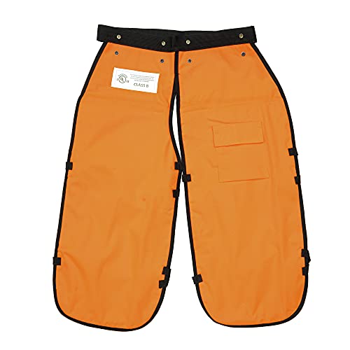 FORESTER Chainsaw Chaps for Men - Adjustable Belt - Chain Saw Chaps for Men, Apron Style W/Pocket,...