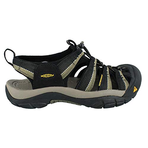 Keen Men's Newport H2 Sandal,Black/Stone Gray,11 M US