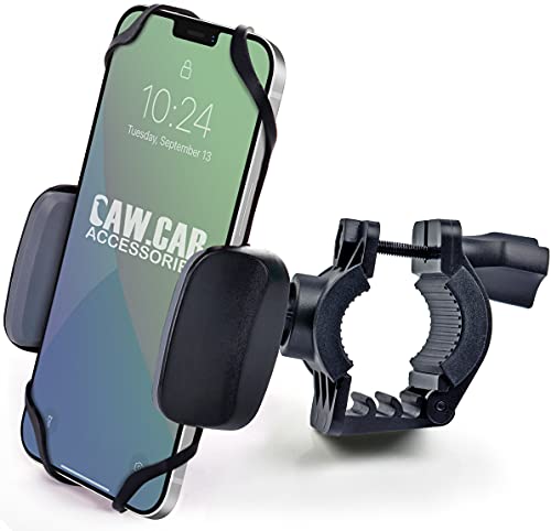 Bike & Motorcycle Phone Mount - for iPhone 12 Pro (11, SE, Xr, Plus/Max), Galaxy s21 or Any Cell...