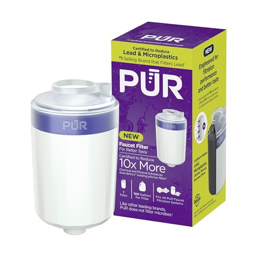 PUR Water Filter Replacement for Faucet Filtration Systems (1 Pack) – Compatible with all PUR...