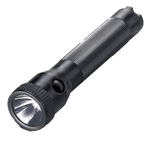 Streamlight 76514 PolyStinger Flashlight with AC/DC Steady Charger and 2-Holders, Black - 90 Lumens