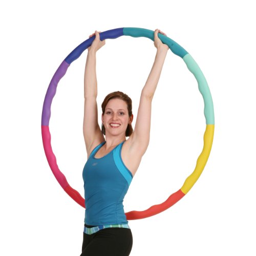 Sports Hoop Weighted Hula Hoop, ACU Hoop 3L - 3.3 lb Large, Weight Loss Fitness Workout with ridges....