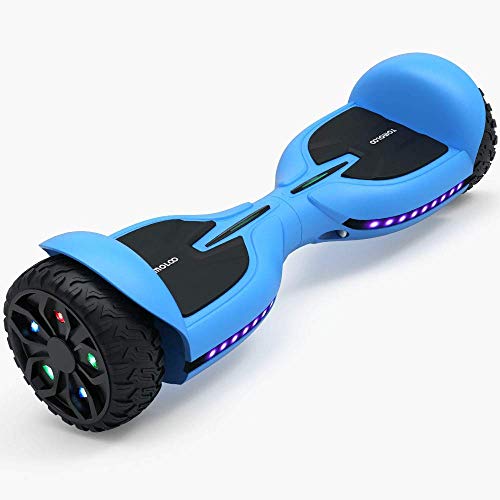 TOMOLOO Self-Balancing Scooter - All Terrain - Off Road - Wide Tires (Blue)