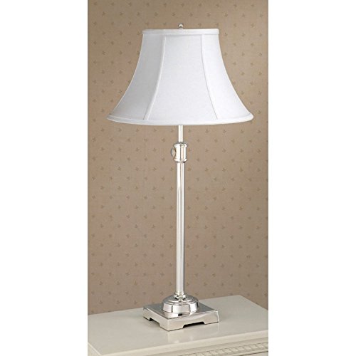 Laura Ashley SNL914 Calais 14-Inch Bell Shade, White