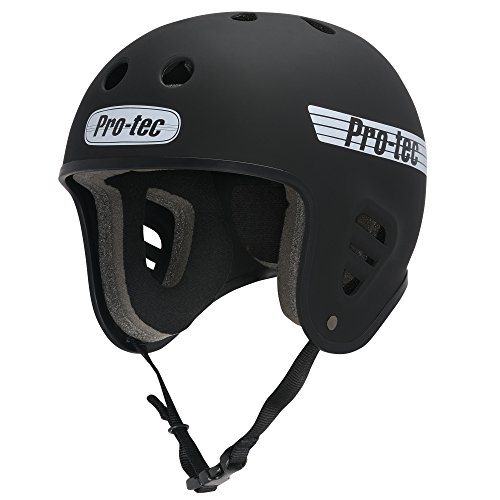 PROTEC Original Full Cut Helmet, Satin Black, Large