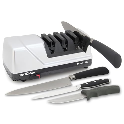 Chef’sChoice 15XV EdgeSelect Professional Electric Knife Sharpener with 100-Percent Diamond...