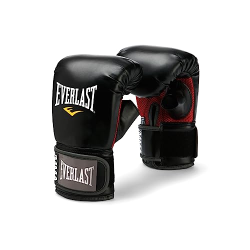 Everlast Mixed Martial Arts Heavy Bag Gloves, Black, Large/X-Large