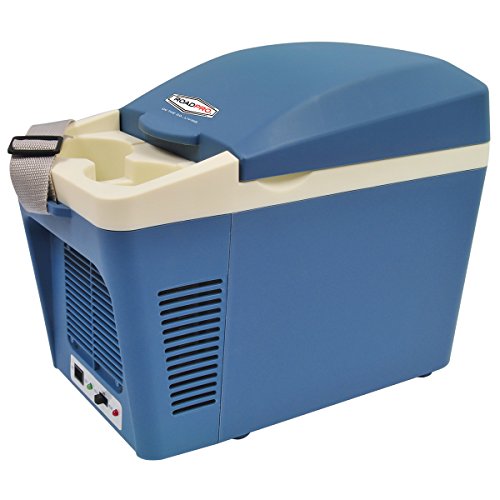 Roadpro RPAT-788 7 Liter 12V Cooler / Warmer with Cup Holders,Wht/Gray