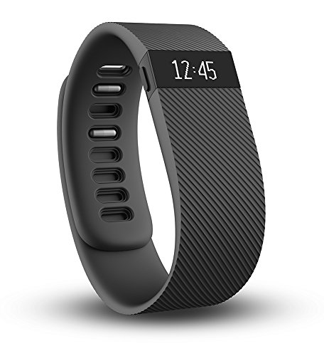 Fitbit Charge Wireless Activity Wristband, Fitness Tracker, Black, Large