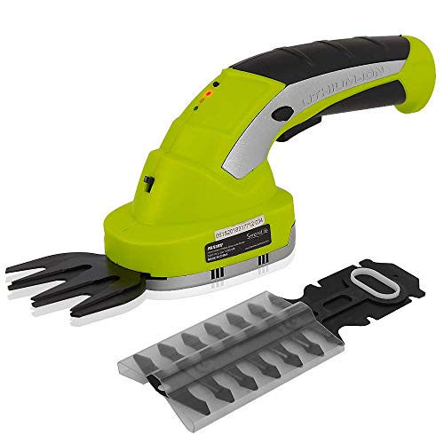 SereneLife Electric Cordless Handheld Garden Shears - Electrical Hand Held Hedge Trimmer Weed or...