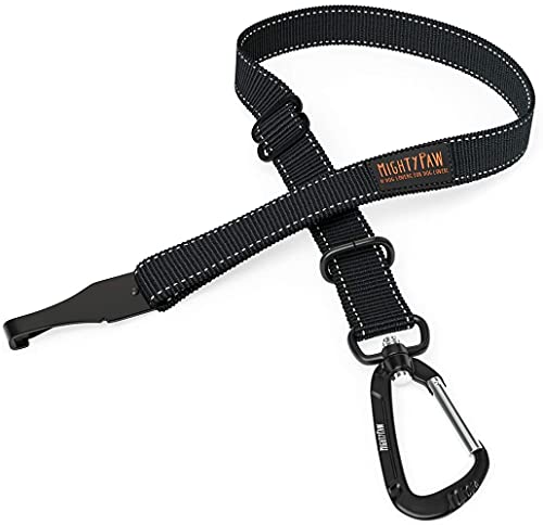 Mighty Paw Dog Seat Belt For Car - LATCH Compatible Adjustable Dog Seatbelt Harness for Small,...