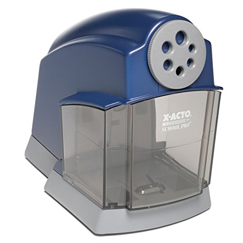 X-ACTO School Pro Electric Pencil Sharpener, Black (EPI1670X)